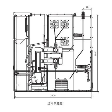 35kV switchgear cabinet interior structure diagram
